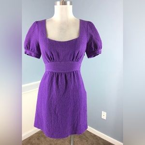 Tibi Purple Textured Dress